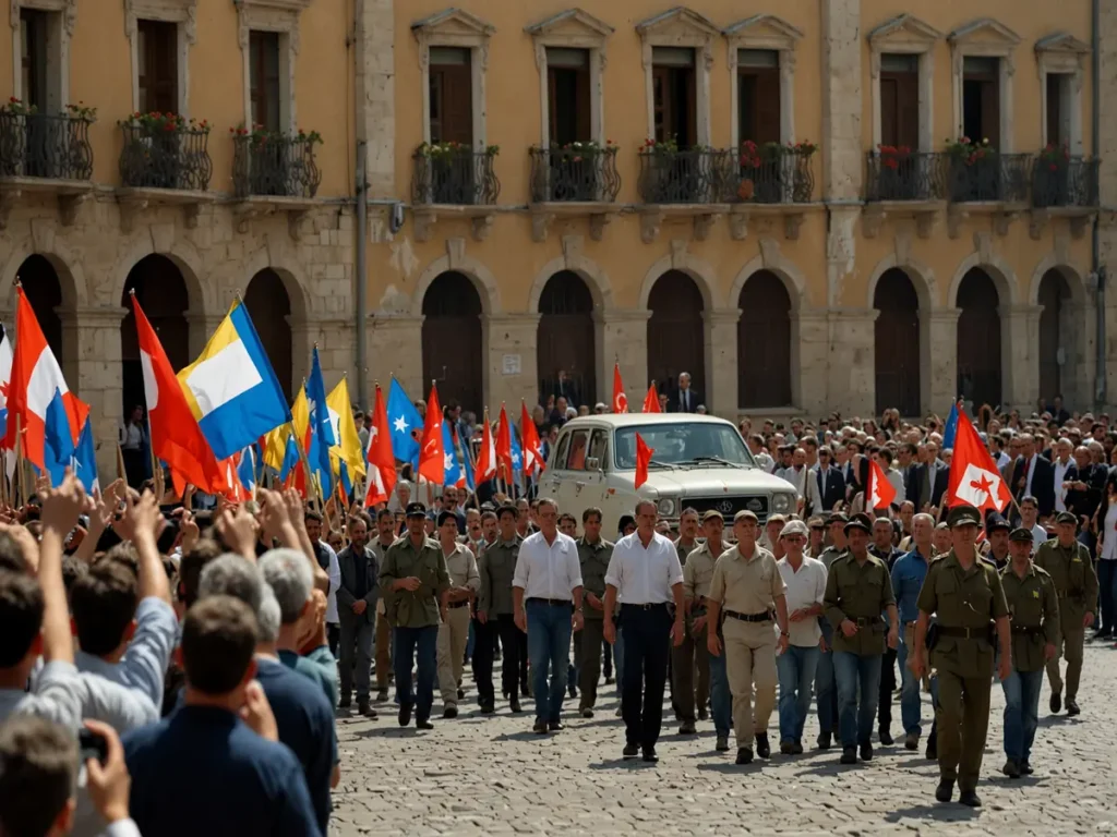 25 Aprile a Cormano: la Fanfara dei Bersaglieri in Parata per le Celebrazioni della Liberazione